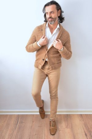 camel brown mens outfit
