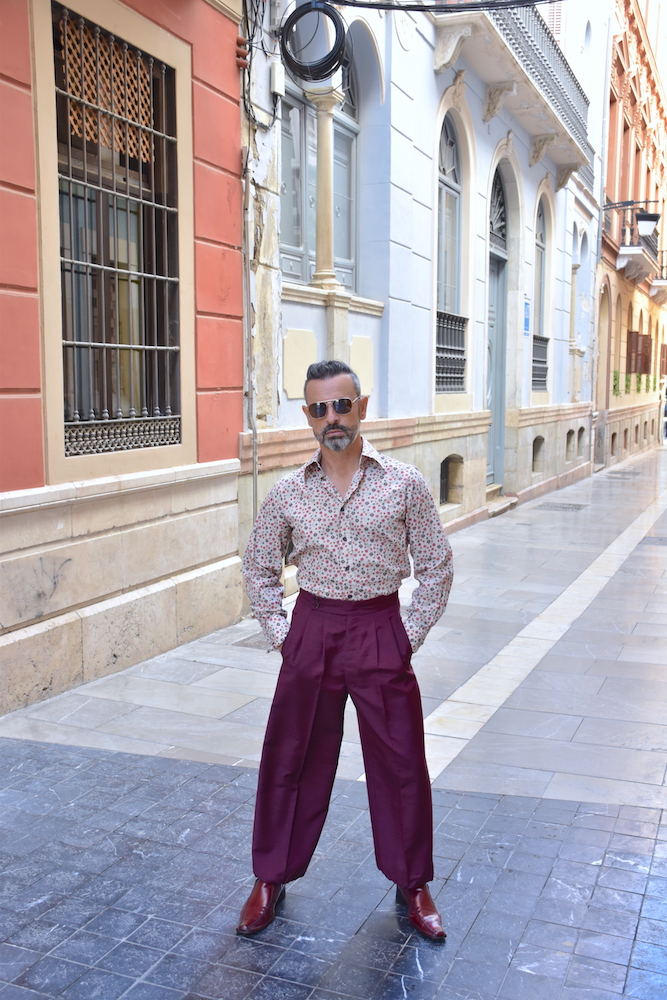 ropa de hombre casual elegante vintage gurkha pants