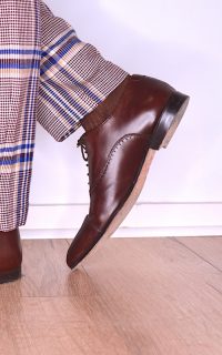 brown oxford shoes